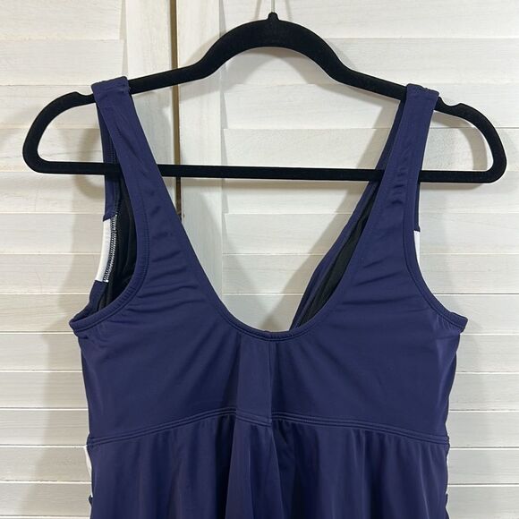 Robby Len Swimdress Size 20W Navy Blue & White EUC - Picture 6 of 15